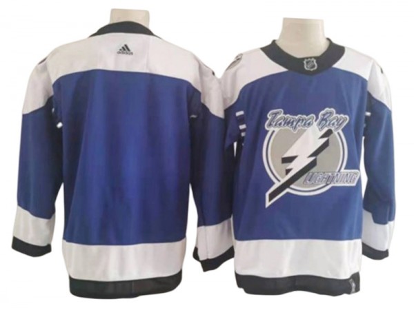 Tampa Bay Lightning Blank Blue Reverse Retro Jersey