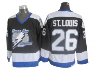 Tampa Bay Lightning #26 Martin St. Louis Vintage CCM Jersey - Black/White