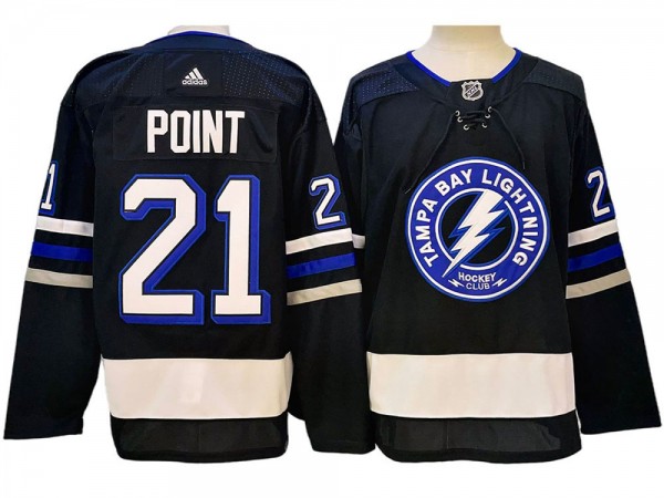 Tampa Bay Lightning #21 Brayden Point Black Alternate Jersey