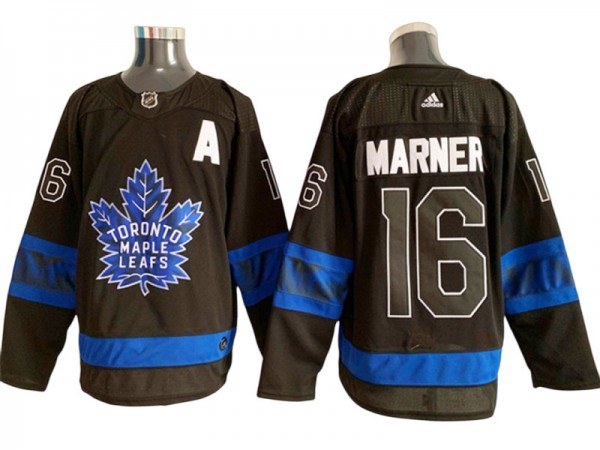 Toronto Maple Leafs #16 Mitchell Marner Alternate Reversible Jersey - Black