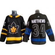 Toronto Maple Leafs #34 Auston Matthews x drew house Alternate Jersey - Black