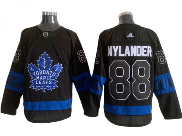 Toronto Maple Leafs #88 William Nylander Black Alternate Reversible Jersey