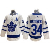 Toronto Maple Leafs #34 Auston Matthews White Away Jersey