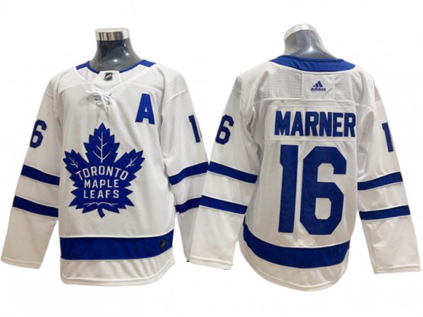 Toronto Maple Leafs #16 Mitchell Marner Away Jersey - White