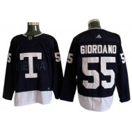 Toronto Maple Leafs #55 Mark Giordano Navy 2022 Heritage Classic Jersey