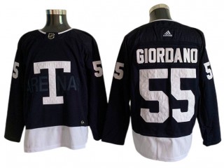 Toronto Maple Leafs #55 Mark Giordano Navy 2022 Heritage Classic Jersey