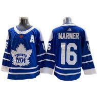 Toronto Maple Leafs #16 Mitchell Marner Blue Reverse Retro 2.0 Jersey