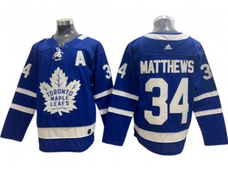 Toronto Maple Leafs #34 Auston Matthews Blue Home Jersey