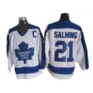 Toronto Maple Leafs #21 Borje Salming 1978 Vintage CCM Jersey - Blue/White