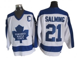 Toronto Maple Leafs #21 Borje Salming 1978 Vintage CCM Jersey - Blue/White