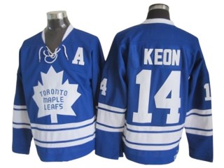 Toronto Maple Leafs #14 Dave Keon 1967 Vintage CCM Jersey - Blue/White