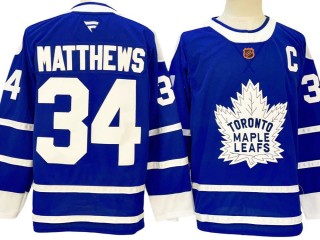 Toronto Maple Leafs #34 Auston Matthews 2024 Blue Special Edition 2.0 Jersey