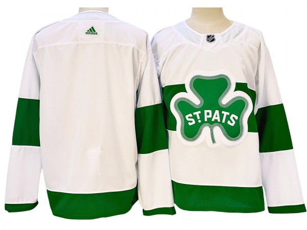 Toronto Maple Leafs St. Patricks Alternate Blank Jersey - White