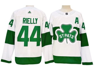 Toronto Maple Leafs #44 Morgan Rielly St. Patricks Alternate Jersey - White