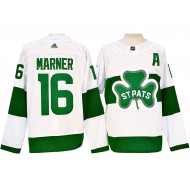 Toronto Maple Leafs #16 Mitch Marner St. Patricks Alternate Jersey - White