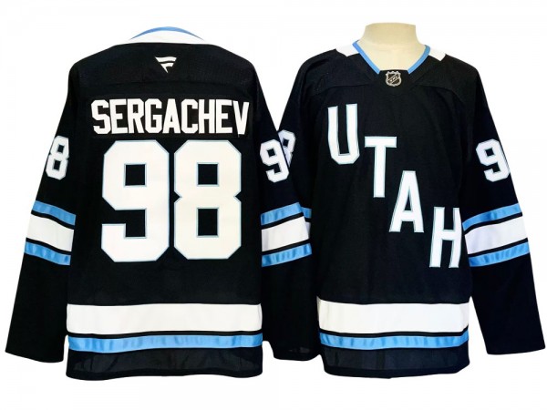 Utah Hockey Club #98 Mikhail Sergachev Navy 2024 Jersey