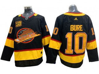 Vancouver Canucks #10 Pavel Bure Black 50TH Jersey​