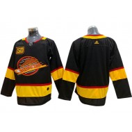 Vancouver Canucks Blank Black 50TH Jersey