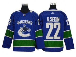 Vancouver Canucks #22 Daniel Sedin Blue Home Jersey