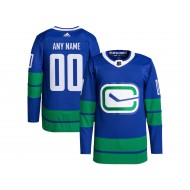 Custom Vancouver Canucks Blue Alternate Jersey