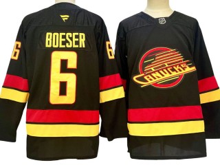 Vancouver Canucks #6 Brock Boeser Black 2024 Alternate Jersey