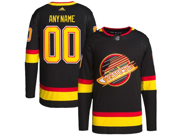 Custom Vancouver Canucks Black Jersey