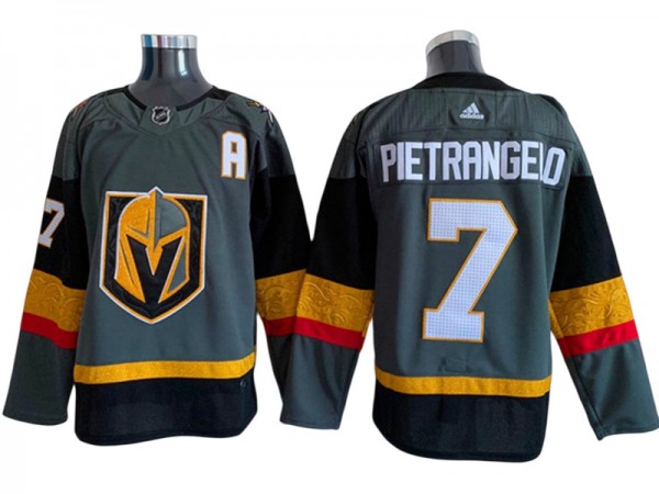 Vegas Golden Knights #7 Alex Pietrangelo Gary Home Jersey