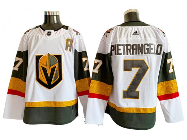 Vegas Golden Knights #7 Alex Pietrangelo White Away Jersey