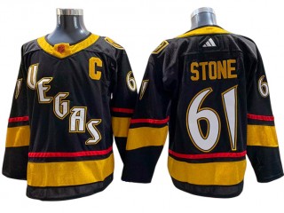 Vegas Golden Knights #61 Mark Stone Black Reverse Retro 2.0 Jersey