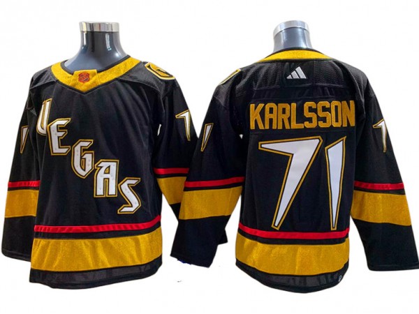 Vegas Golden Knights #71 William Karlsson Black Reverse Retro 2.0 Jersey