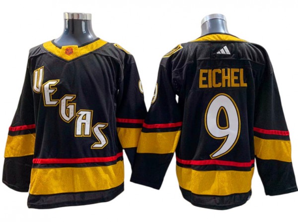 Vegas Golden Knights #9 Jack Eichel Black Reverse Retro 2.0 Jersey