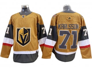 Vegas Golden Knights #71 William Karlsson Gold Alternate Jersey