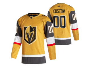 Custom Vegas Golden Knights Gold Alternate Jersey