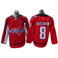 Washington Capitals #8 Alex Ovechkin Red Home Jersey