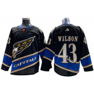 Washington Capitals #43 Tom Wilson Black 2022/23 Reverse Retro Jersey