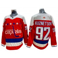 Washington Capitals #92 Evgeny Kuznetsov Red Alternate Jersey