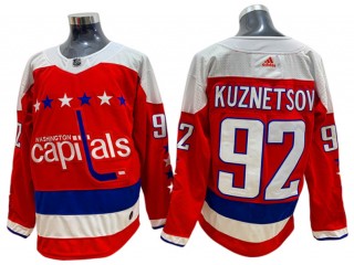 Washington Capitals #92 Evgeny Kuznetsov Red Alternate Jersey