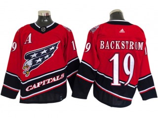 Washington Capitals #19 Nicklas Backstrom Red 2020/21 Reverse Retro Jersey