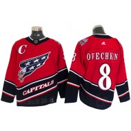 Washington Capitals #8 Alex Ovechkin Red 2020/21 Reverse Retro Jersey