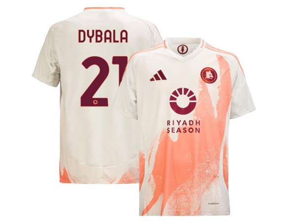 AS Roma #21 Dybala 2024/25 Away Jersey - White