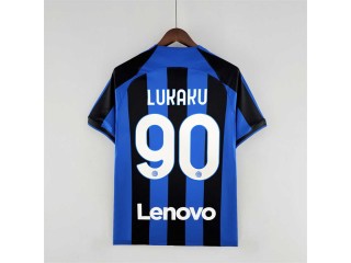 Inter Milan #90 LUKAKU Home 2022/23 Soccer Jersey