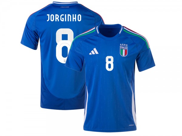 Italy #8 JORGINHO 2024 Home Jersey - Blue