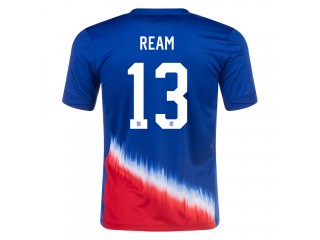 US National Team #13 TIM REAM 2024 Away Jersey - Blue