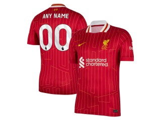 Custom Liverpool 2024/25 Home Jersey - Red