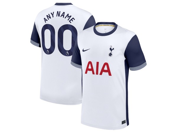 Tottenham Hotspur 2024/25 Home Custom Jersey - White