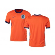 Netherlands National Team 2024 Home Blank Jersey - Orange