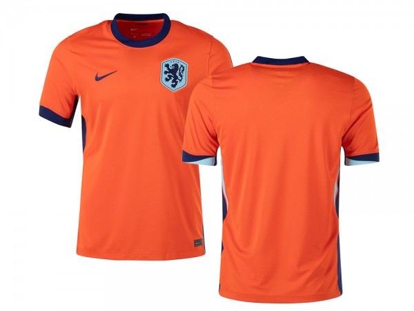 Netherlands National Team 2024 Home Blank Jersey - Orange