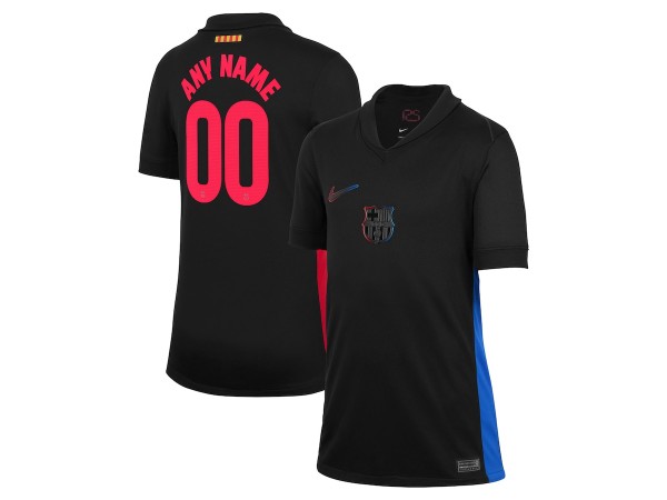 Barcelona 2024/25 Away Custom Jersey - Black