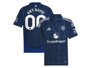 Manchester United 2024/25 Away Custom Jersey - Navy