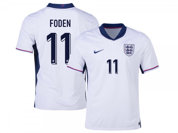 England #11 Phil Foden 24/25 Home Jersey